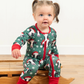 Santa Cows Christmas Bamboo Baby Zippy
