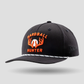 Hardball Hunter Five Panel Rope Cap - Black