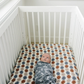 Western Aztec Muslin Crib Sheet