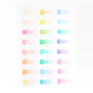 Pastel Hues Soft-Hued Colored Pencils - Set of 24
