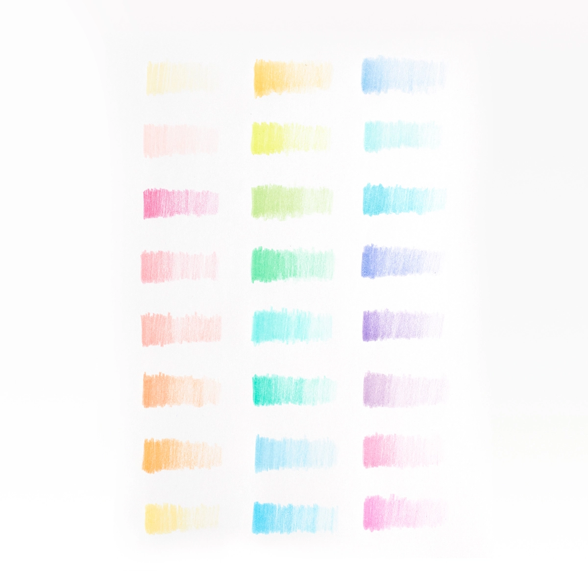 Pastel Hues Soft-Hued Colored Pencils - Set of 24