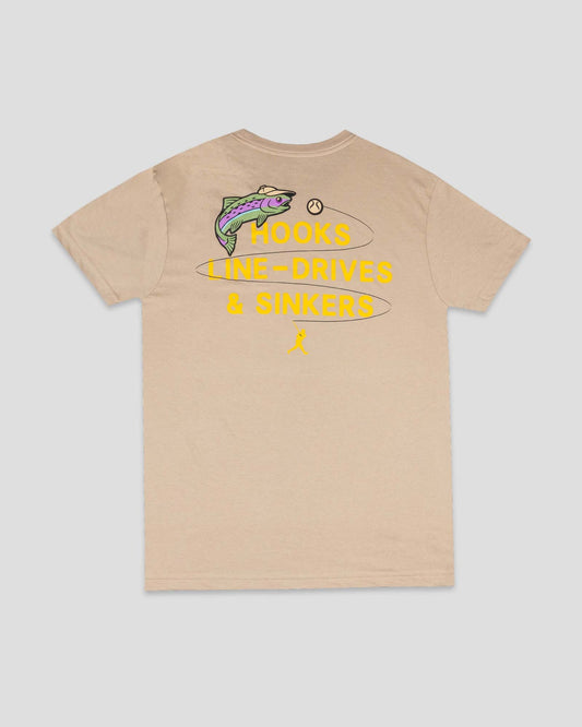 Fishing Club Hooks, Line Drives and Sinkers T-Shirt - Youth