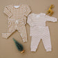Mustard Gingham Two-piece Pocket Set