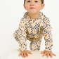 Lightning Checkered Smiley Crewneck Set