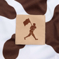 Moo Milk Cow Print Diamond Air Mesh Shorts (Brown) - Youth