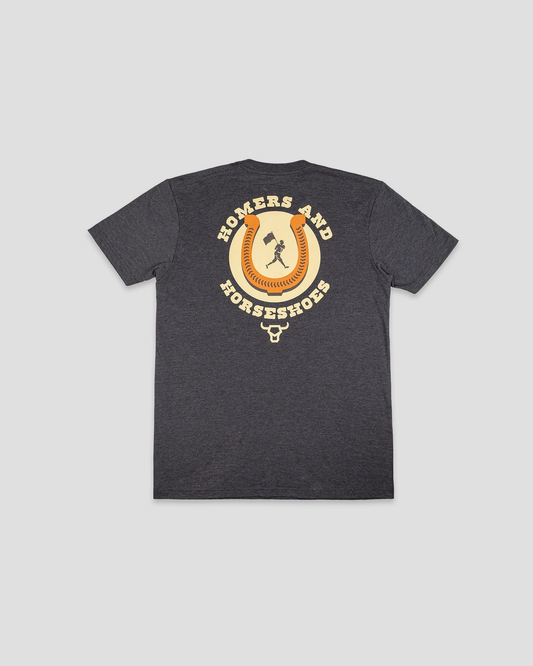 Homers and Horseshoes T-Shirt (Charcoal) - Youth