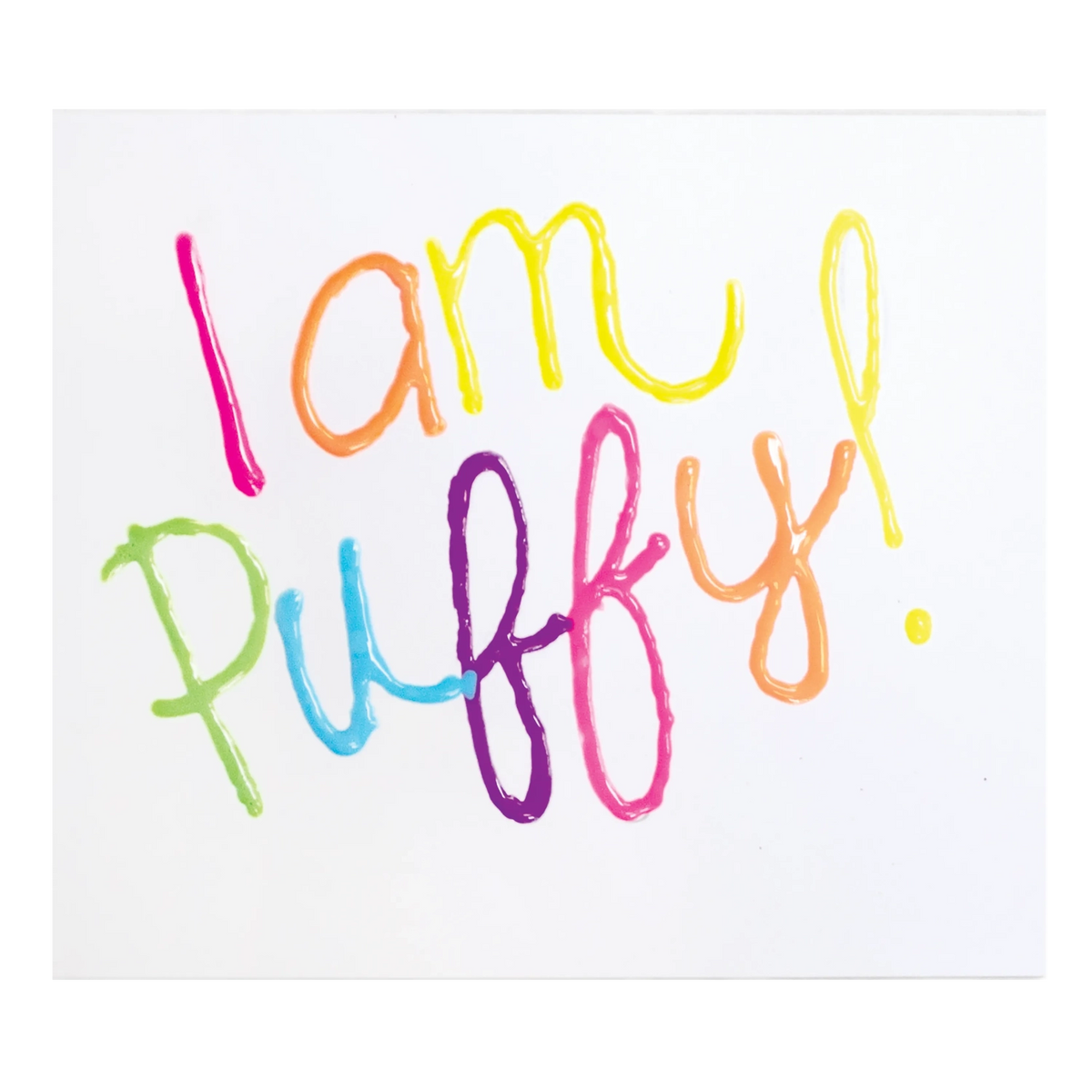 Magic Puffy Neon Pens - Set of 6