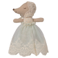 Baby mouse in gown - Mint
