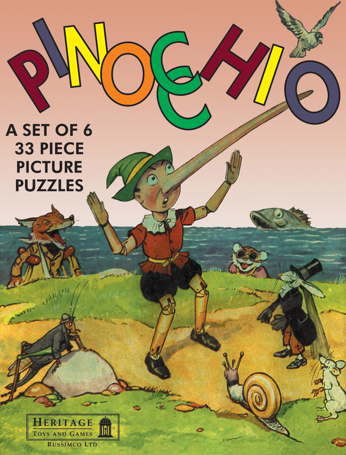 Pinocchio Jigsaw Puzzle Set