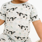 Dairy Cow Bamboo Shorts Set
