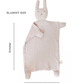 Natural Sand Bunny Lovey Blanket