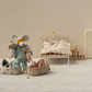 Baby mouse in carry cot - Rose