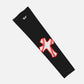 Black Baseball Cross Kids Arm Sleeve