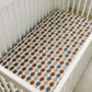Western Aztec Muslin Crib Sheet