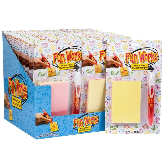 FUN FACTORY WRITE & EAT PAPER CANDY