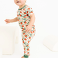 Vintage Strawberry Short Sleeve Bamboo Set