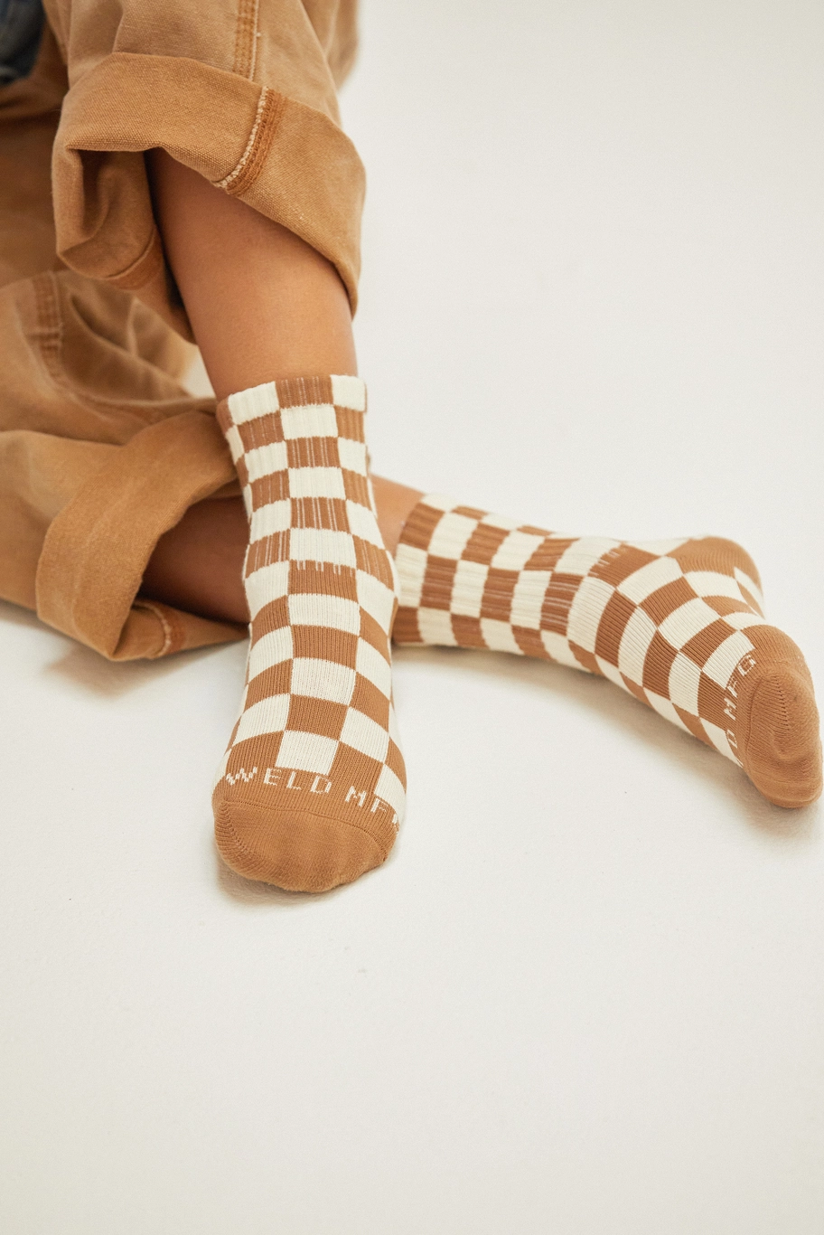 Kids Checkerboard Socks
