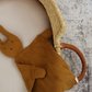 Toffee Bunny Lovey Blanket