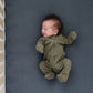 Charcoal Bamboo Stretch Crib Sheet