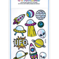 Outer Space Metallic Stickers