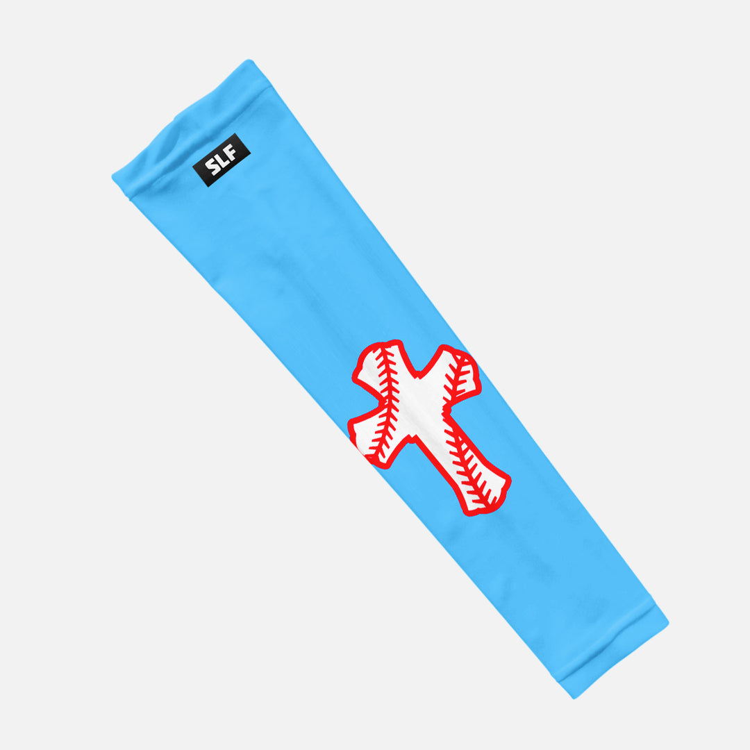 Baseball Cross Kids Arm Sleeve