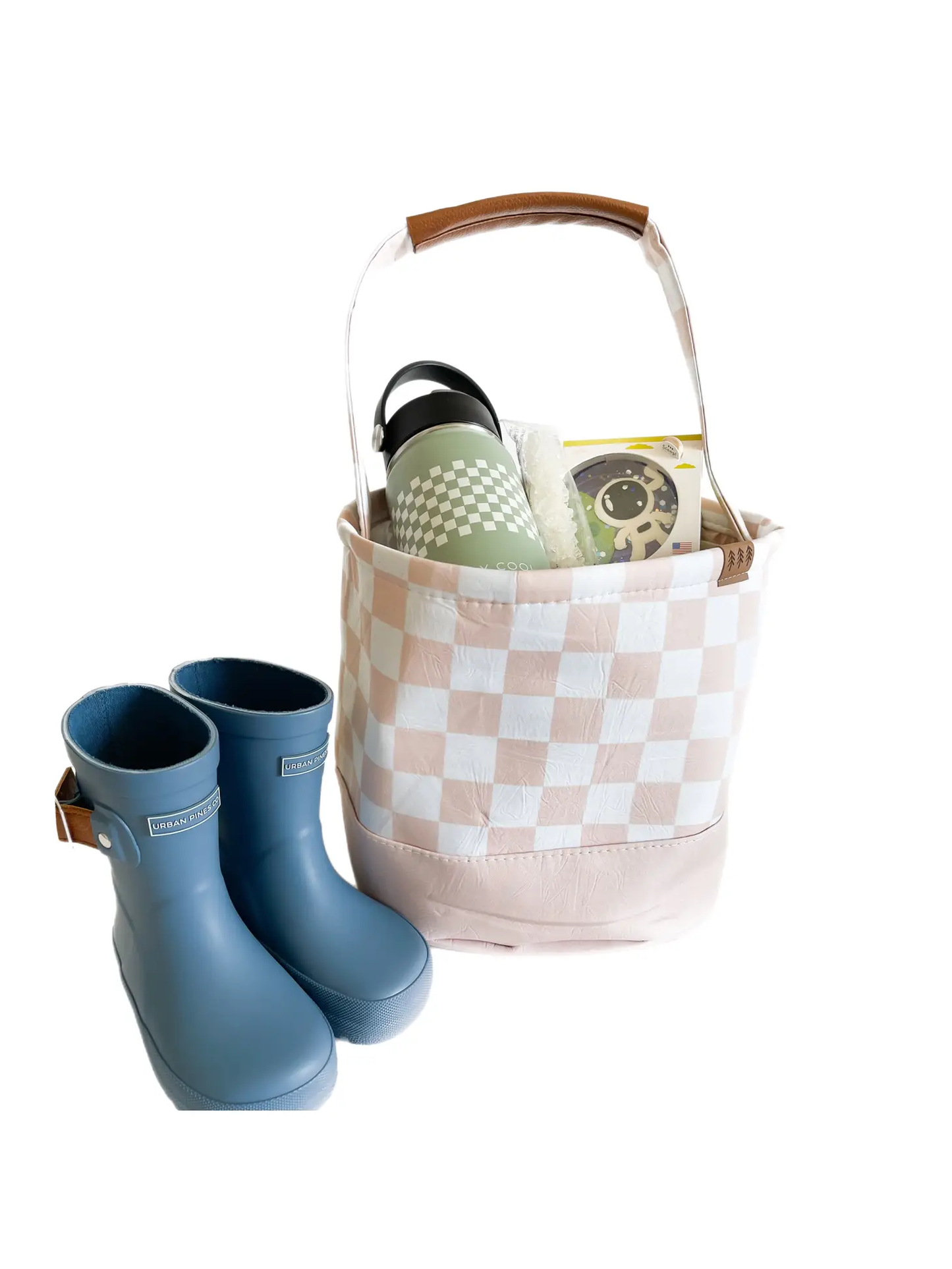 Tan Check- Easter Baskets