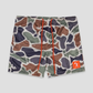Fishing Club Angler Camo Diamond Air Mesh Shorts - Youth
