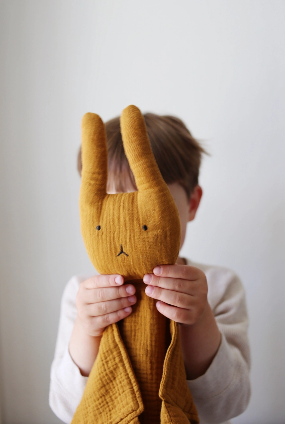 Toffee Bunny Lovey Blanket