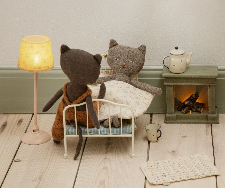 Miniature floor lamp - Dark powder