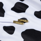 Moo Milk Cow Print Diamond Air Mesh Shorts (Black) - Youth
