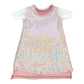 Blush Shimmer & Shake Party Dress