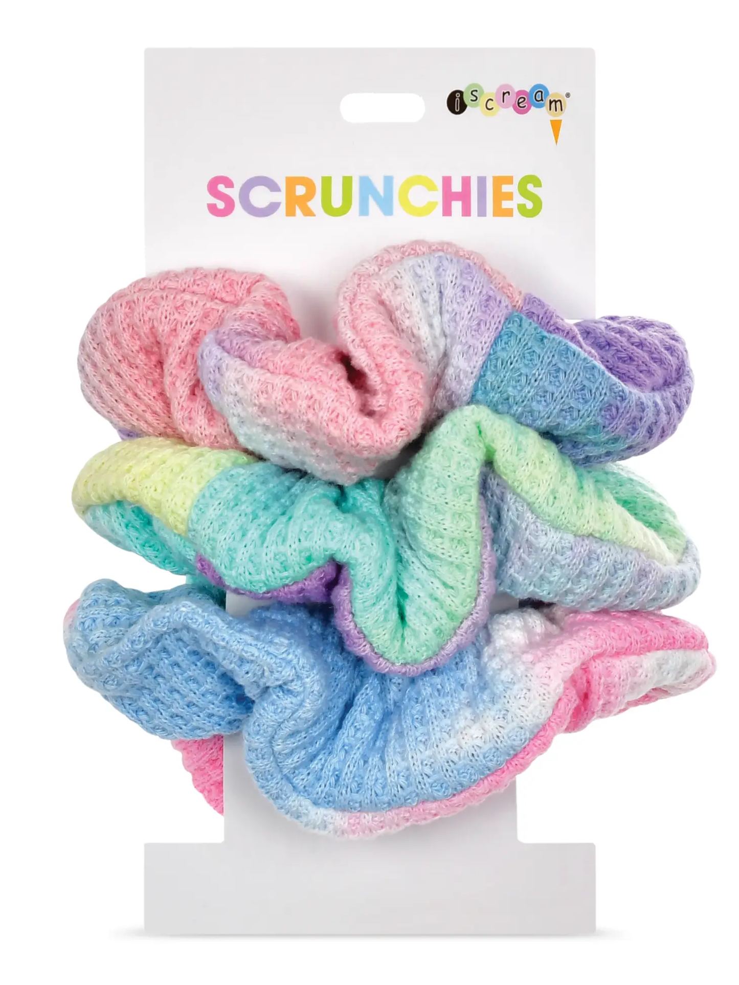 Tie Dye Waffle Scrunchie Set