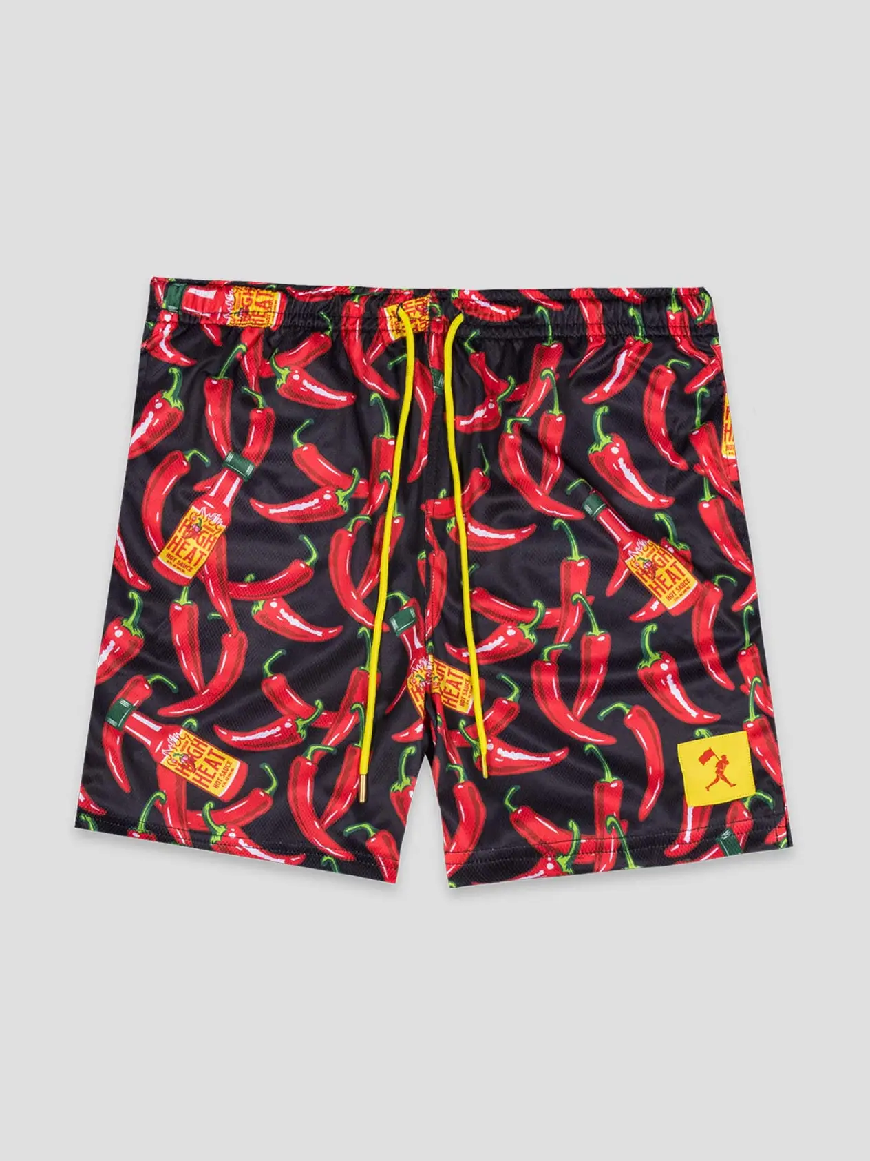 High Heat Hot Sauce Diamond Air Mesh Shorts - Youth