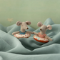 Beach mouse with float, Little sister - Red dot