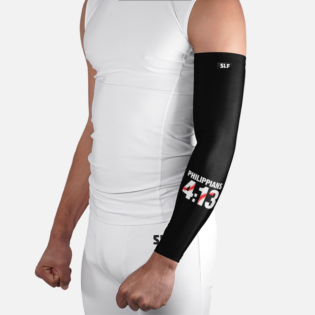 Philippians 4:13 Baseball Arm Sleeve