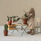 Flower pot with cactus, Miniature