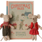Christmas twin mice, Little sister and brother in book