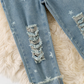 Distressed Star Overalls