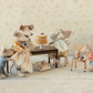Baby mouse in gown - Powder