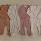 Mustard Organic Cotton Ribbed Zipper