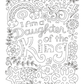 The Power of A Praying Girl Coloring Book