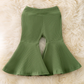 Ribbed Moss Bell Bottoms