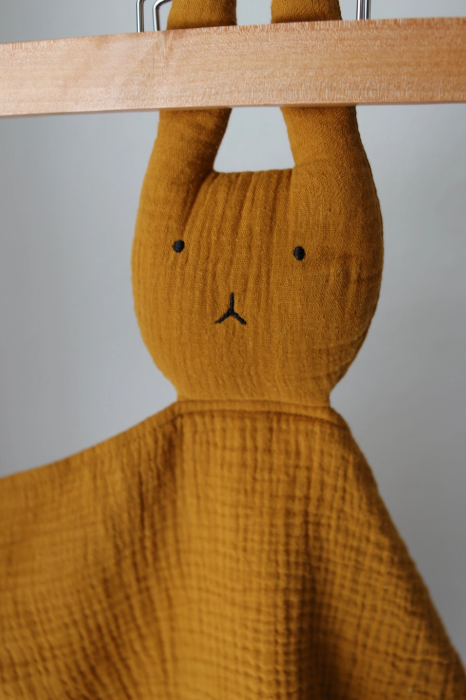 Toffee Bunny Lovey Blanket