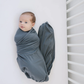 Charcoal Bamboo Stretch Swaddle