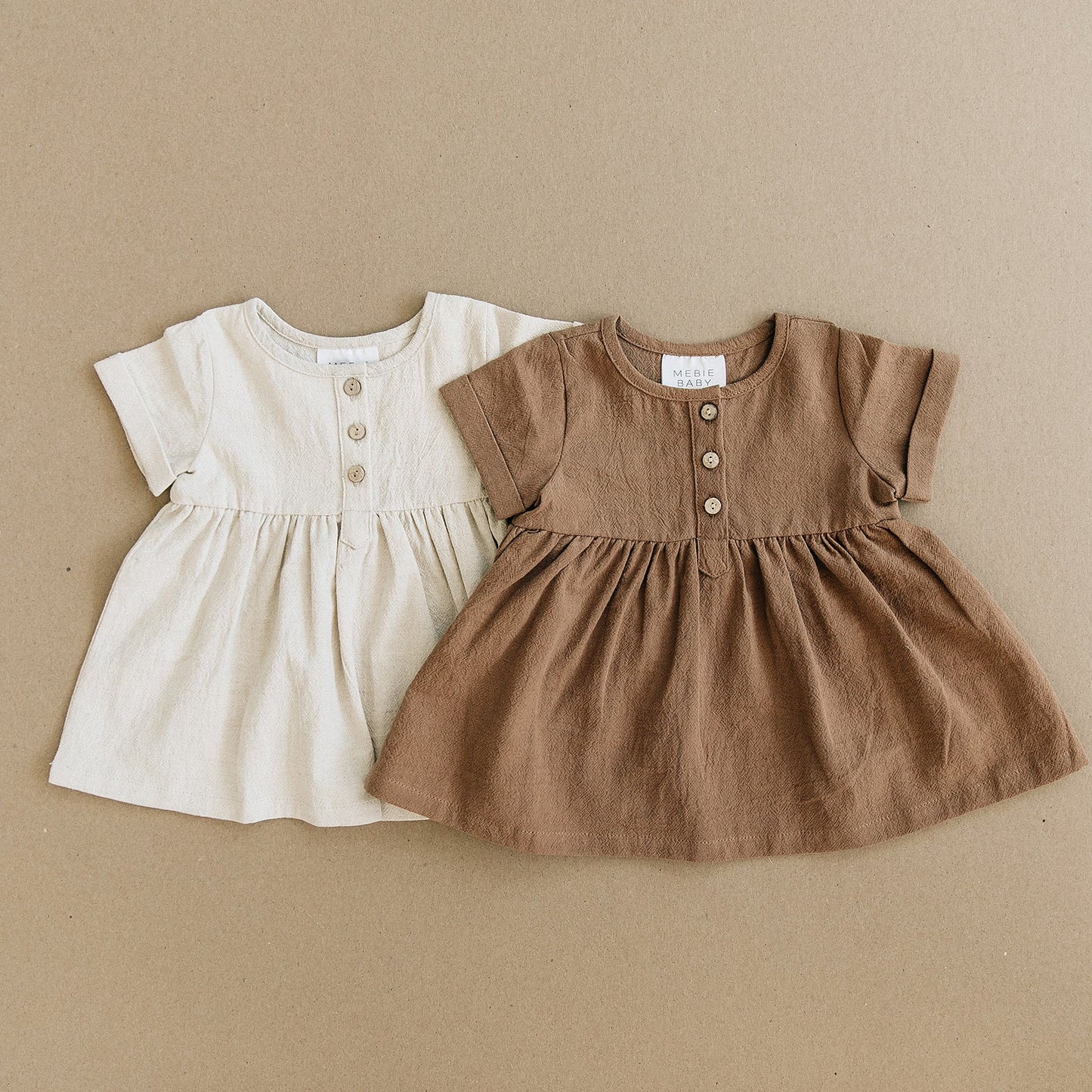Oatmeal Linen Cotton Dress