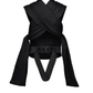 Black | Lalabu Simple Wrap | Baby Carrier | Baby Wrap