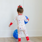 Baseball Snacks Zipper Onesie