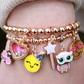 Gold Stretch Bead Bracelet