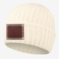 White Speckled Cuffed Beanie