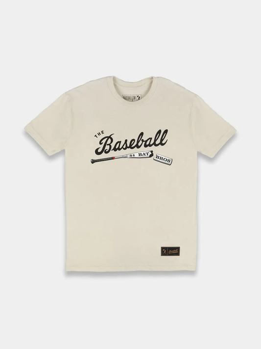 Bat Bros Broken Bat T-Shirt (Cream) - Youth